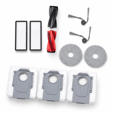 zestaw akcesoriów do roborock qrevo 5ae, curv, edge - filtry, szczotka główna, szczotki boczne, mopy, worki