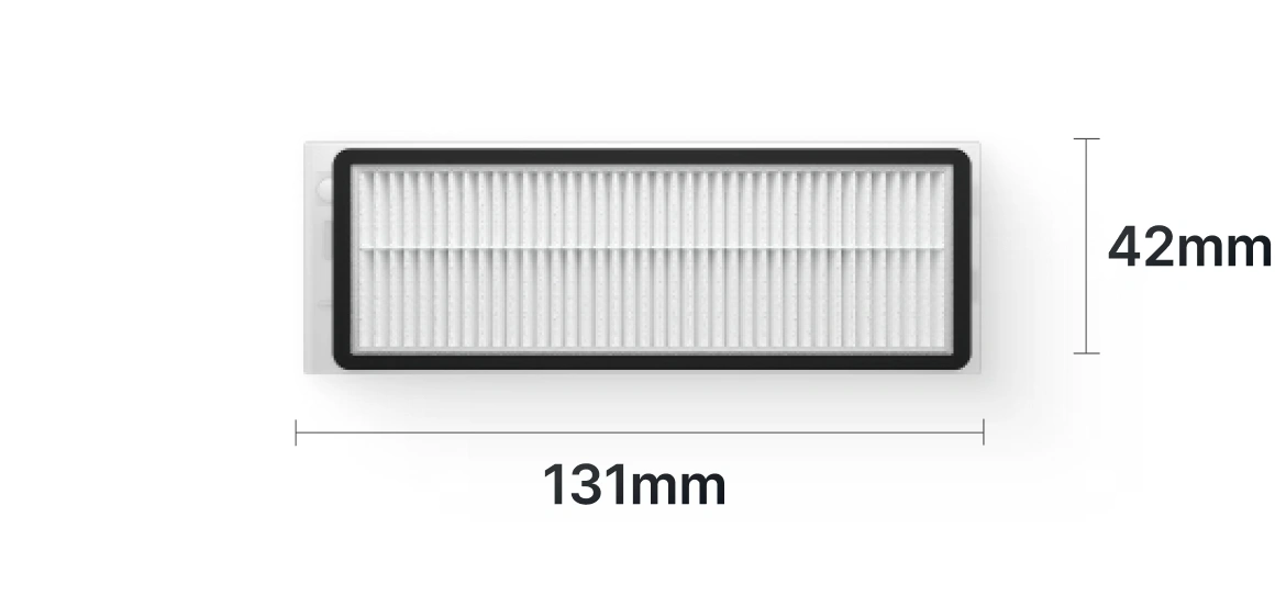 Wymiary filtra powietrza HEPA Xiaomi X20 Pro X20 Max